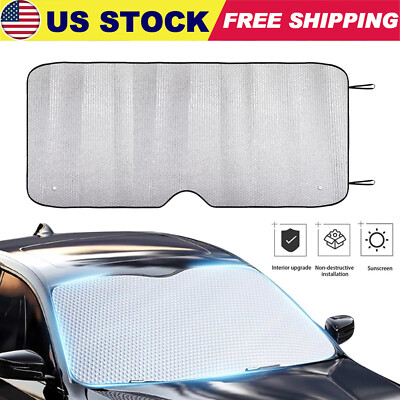 Hello Gorgeous Car Windshield Sunshade, Pink Crown Eyelash Front Window Sun Shades, Folding Block UV Rays Sun Visor Protector, Sun Shield For Car Sedan Truck SUV Cute Auto Accessories 51x27.5 In - Foto 9