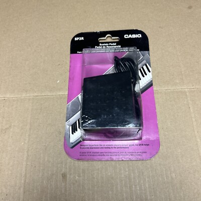 New In Box SP3R Casio Electronic Keyboard Sustain Pedal Brand New Unused Unopen