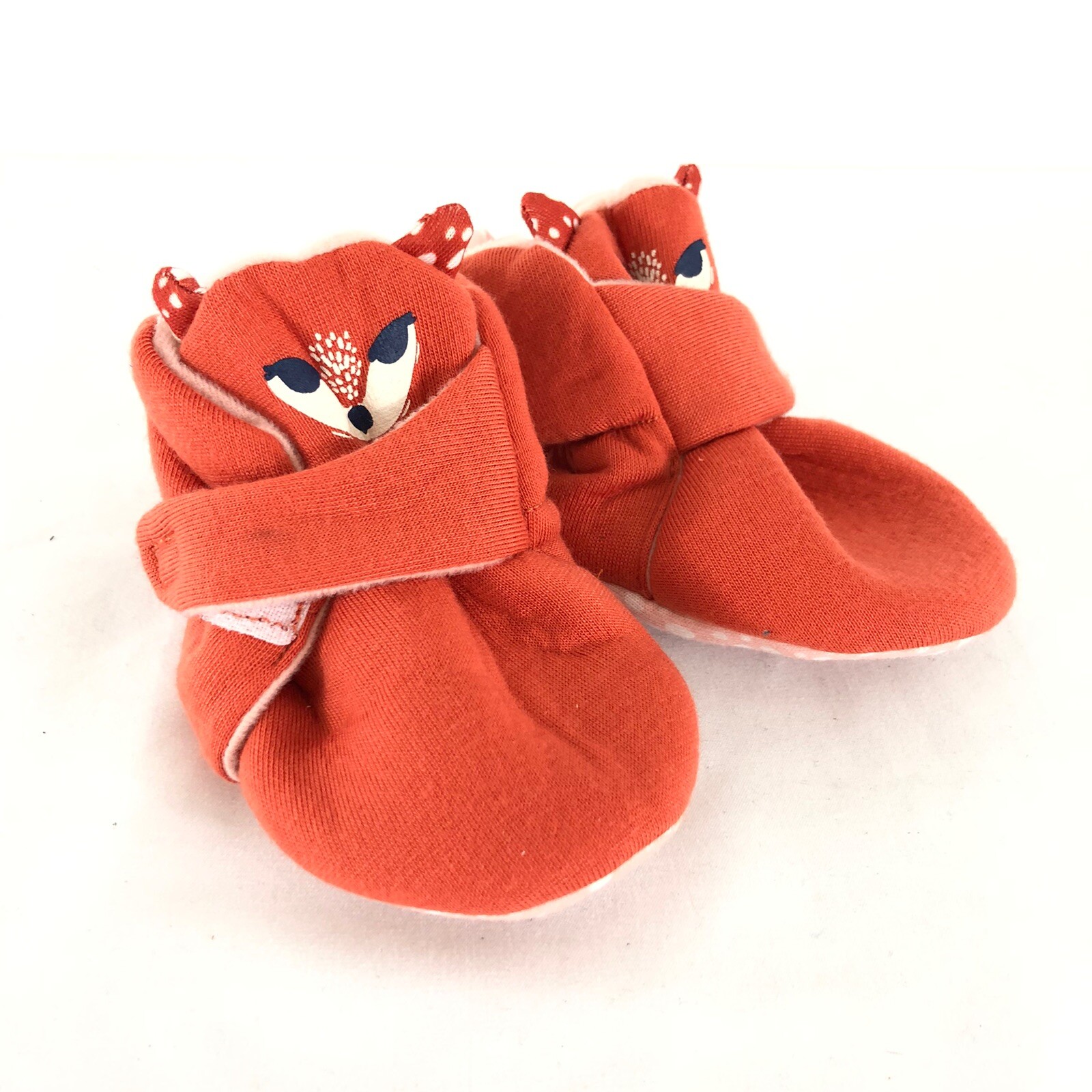 Soft Fabric Fox Orange Size 3-6 Months