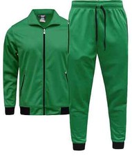 MEN'S CLASSIC SOLID JOGGER TRACKSUIT JOGGING SPORTSWEAR ACTIVE WEAR