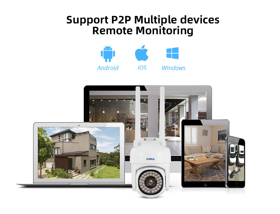 Wireless Wifi Security Camera System Outdoor Home 1080P HD Night Vision Cam US