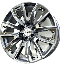 24 Gunmetal Chrome Oe 95513 Replica Wheels Fits 2025 Gmc Denali Ultimate 6x5.5