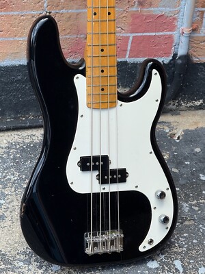 1984 Fender Precision Bass a cool 41 year old all original Black w