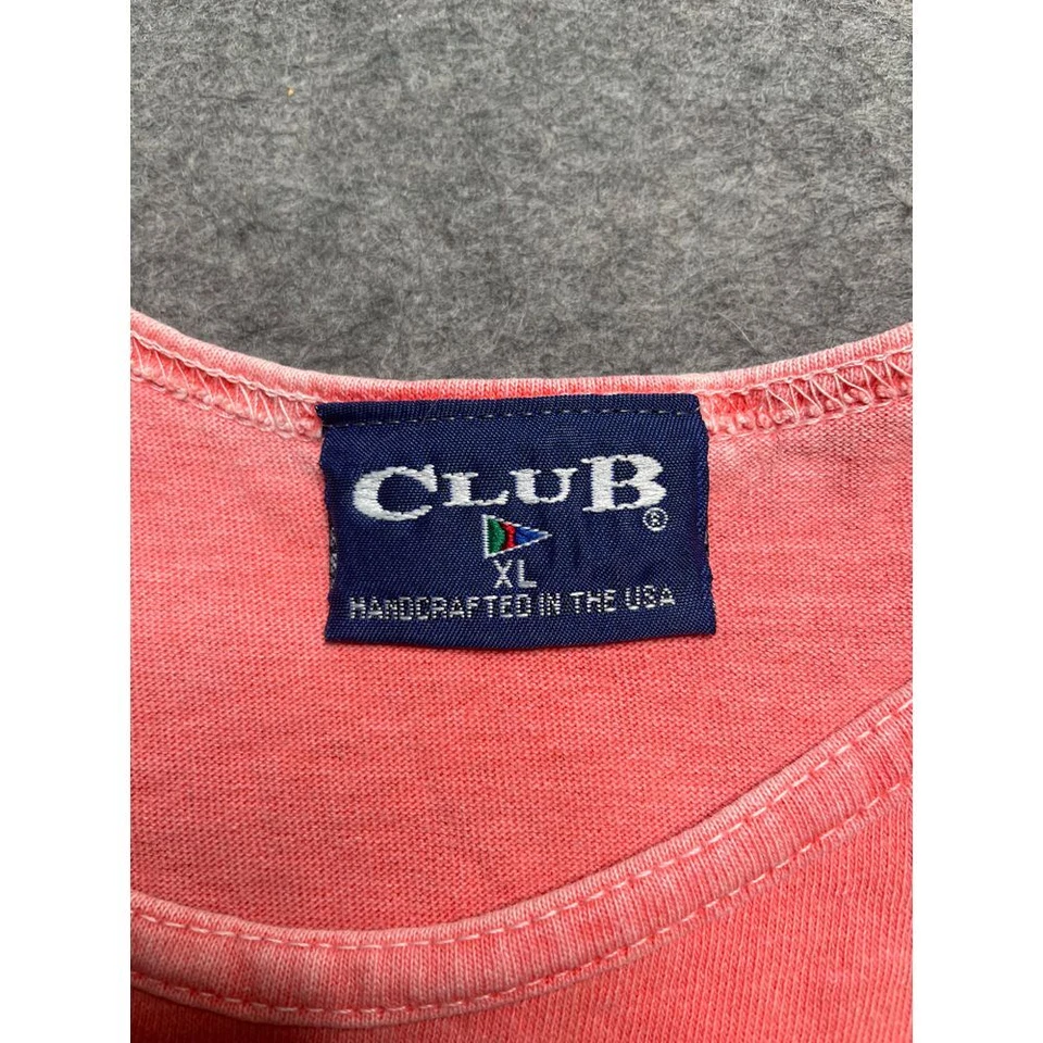 Винтажный клуб XL коралл Майка выбор конкурента логотип графический Athletic XL - Изображение 3 из 4