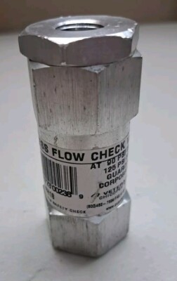 38H18 Guardair 3/8'' NPT Excess Flow Check Valve Aluminum 