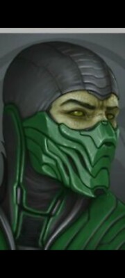 Custom Mortal Kombat Reptile Mask 