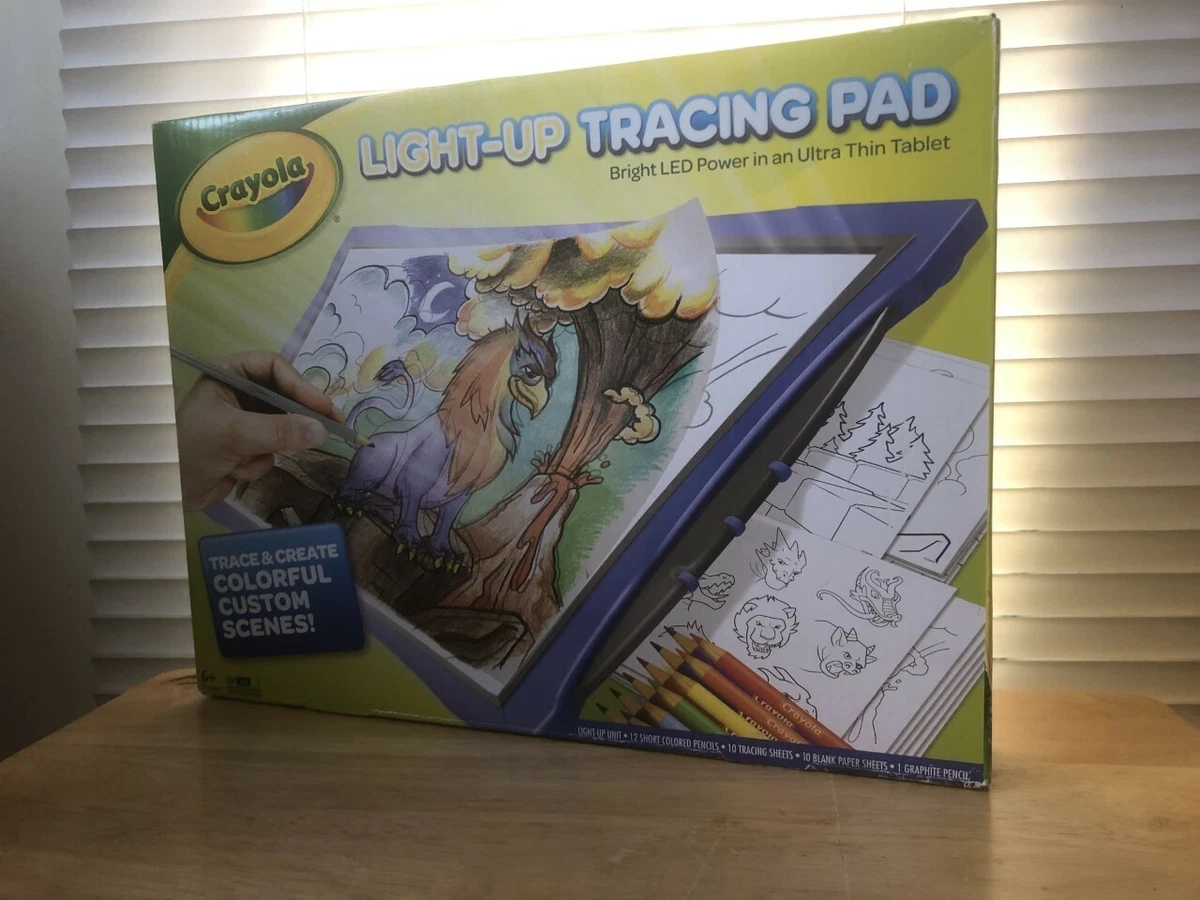 Crayola Light-Up Tracing Pad - Blue, Coloring Board for