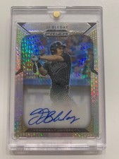 2019 Panini Prizm Draft Picks JJ Bleday #23 Silver Hyper Prizm RC Auto #D /75