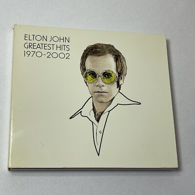 ELTON JOHN Greatest Hits 1970 to 2002 Two CD's with Booklet Cardboard Case