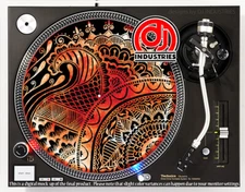 Abstract Dreams - 7"-12" DJ slipmat for LP turntable record player 