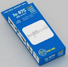 Trumpeter Ju87 Aircraft Set (12/Box) - Plastic Model Airplane Kit - 1/700 Scale