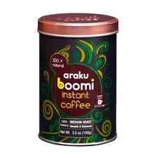Araku Boomi Instant Coffee Powder 3.5oz - Medium Roast 100% Arabica