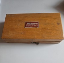 Sch&ouml;ne Antike Gewichte In Holzschatulle