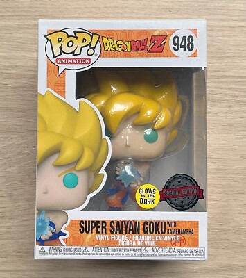 Super Saiyan Goku With Kamehameha - Funko Pop #948 - Dragon Ball Z (DBZ) GITD