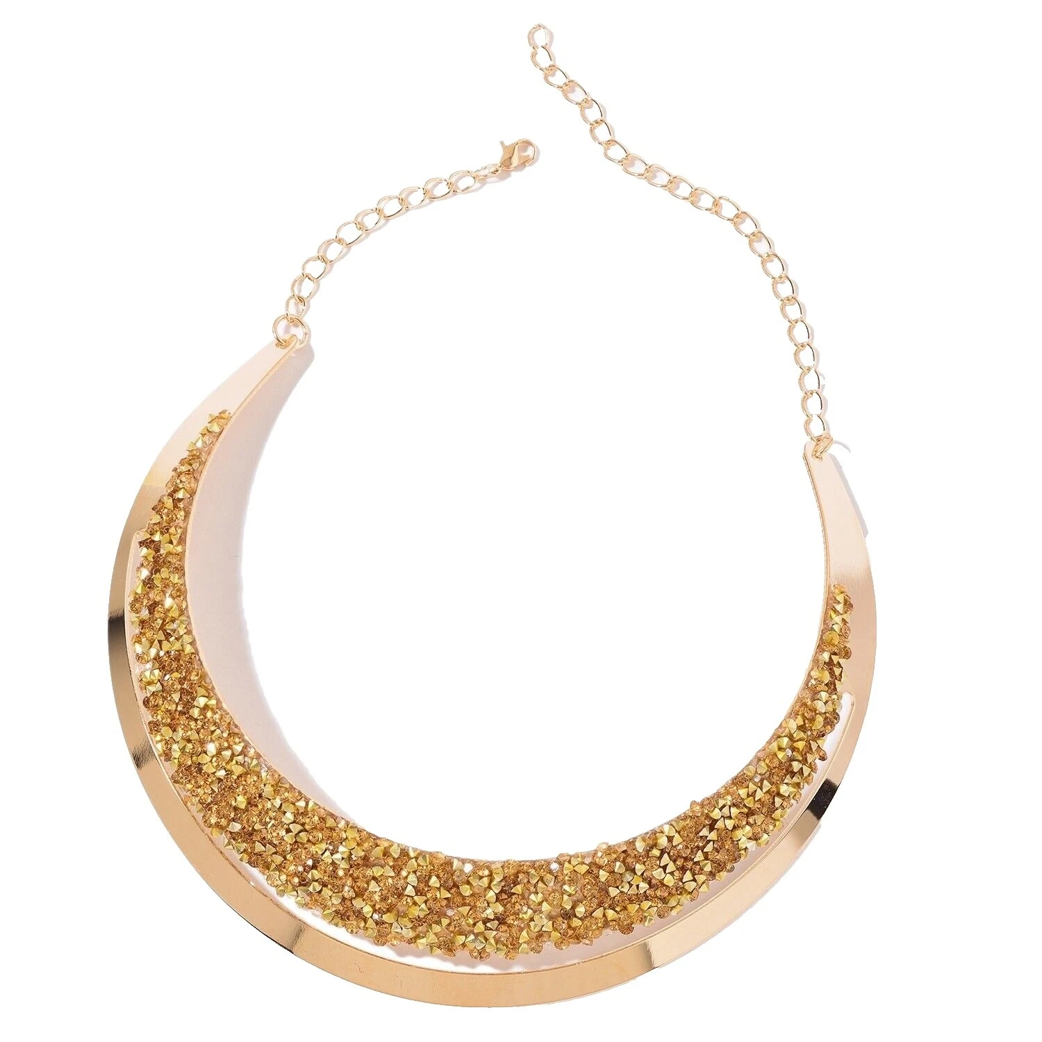 Babero de acero inoxidable Collares y colgantes De moda belleza