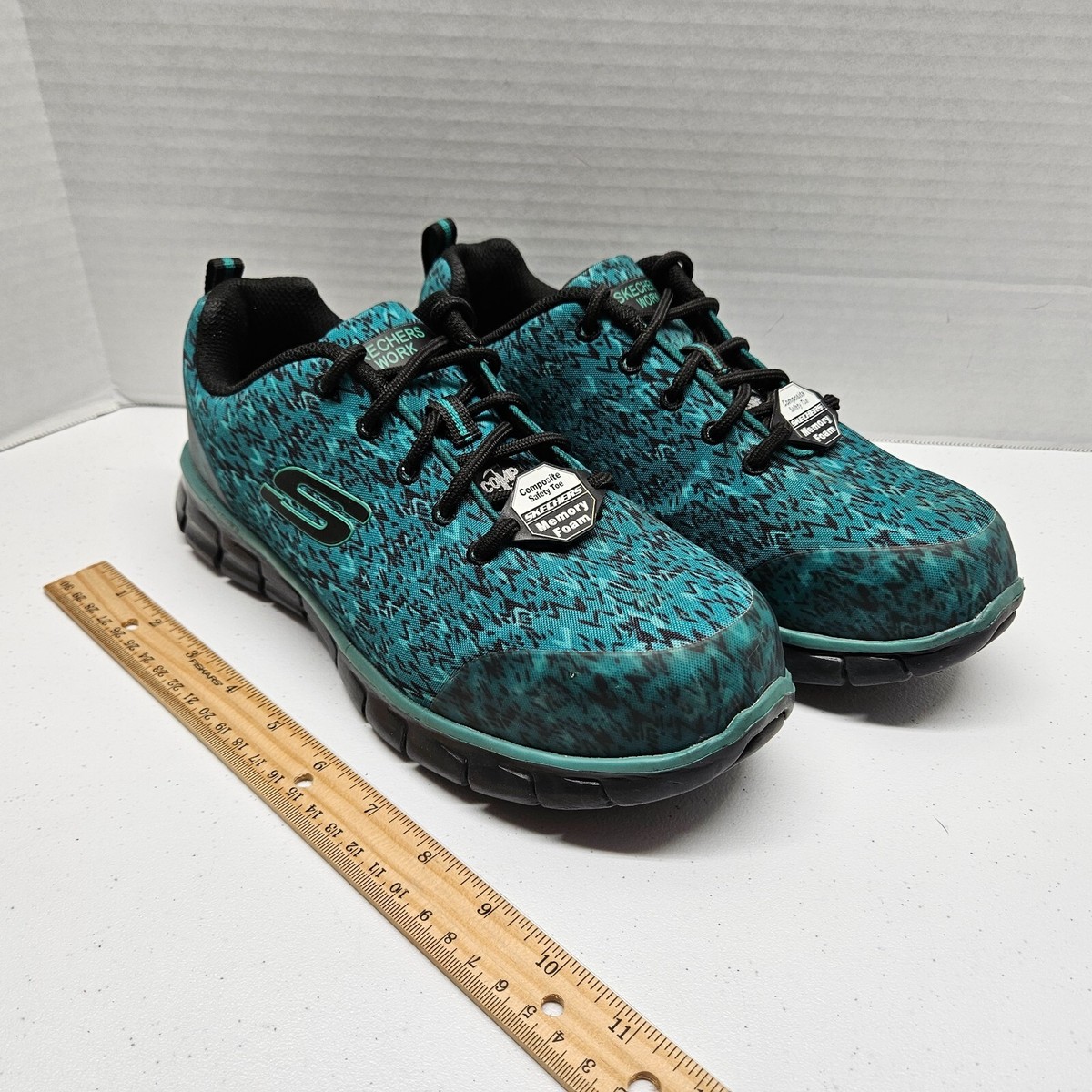 Skechers Teal Lace-Up Sneakers Skechers Street Hidden Wedge Lace-Up Sneakers - Runway  main image 4