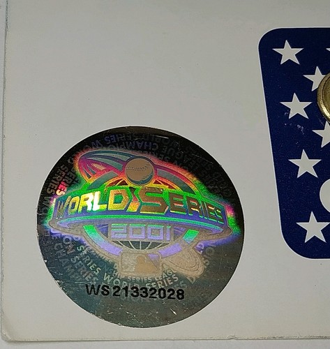 New York Yankees Diamondbacks 2001 World Series Game 3 Limited Edition Pin - Picture 5 of 7
