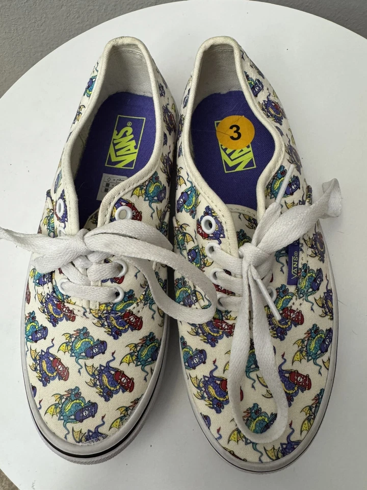 Zapatos VANS Niños Skate Dragon Talla 3 Usados en Excelente Condición Solo Usados Una Vez Foto 3 de 4