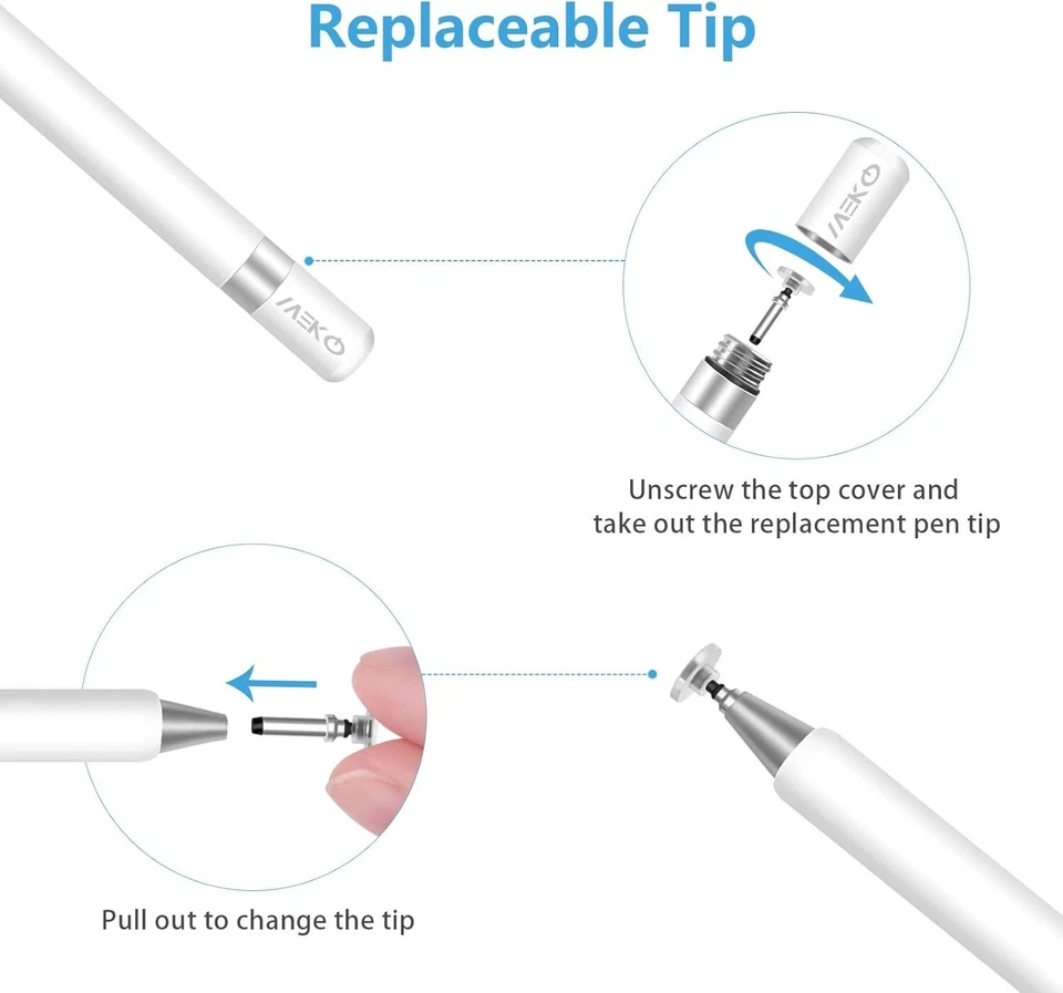 Stylus for iPad Pencil, Disc Stylus Touch Screen Pens for Apple iPhone/Ipad - Image 4 of 4