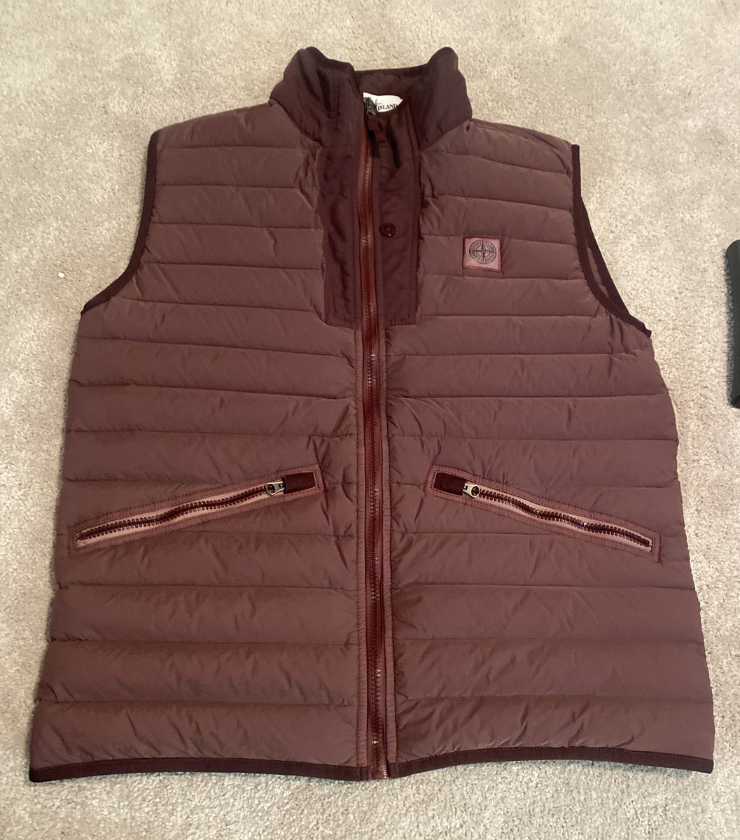 Stone Island Loom Woven Down Chambers Stretch Nylon-TC Vest Stone Island Loom Woven Down Chambers Stretch Nylon-TC Vest