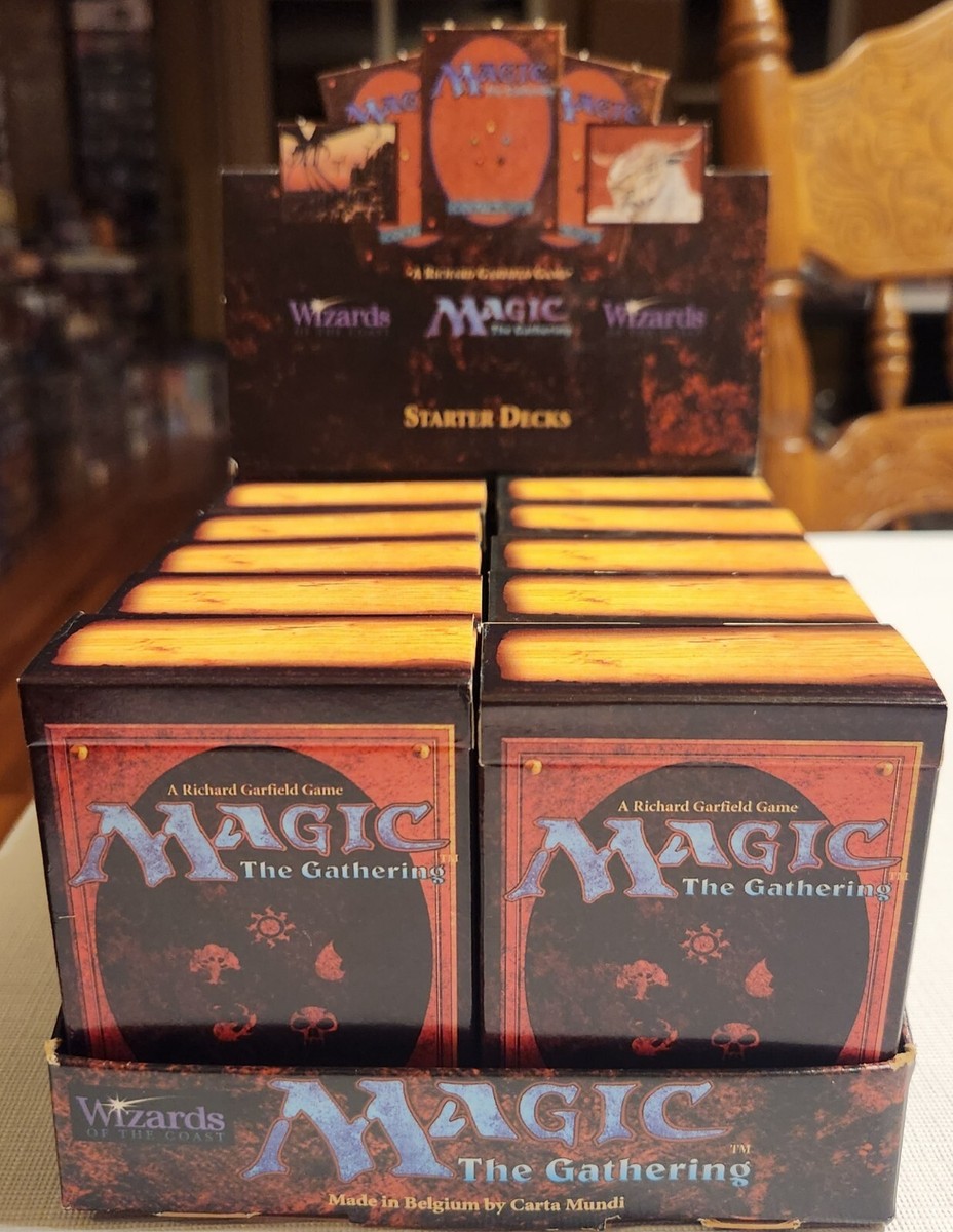 MTG: 4TH EDITION Starter Deck box w/10 deck boxes and rules MTG: 4TH EDITION Starter Deck box w/10 deck boxes and rules