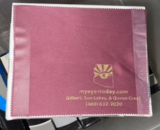 2 Box Purity Microfiber Lens Cleaning Cloths - Dynamic Labs - 100/Box - Burgundy