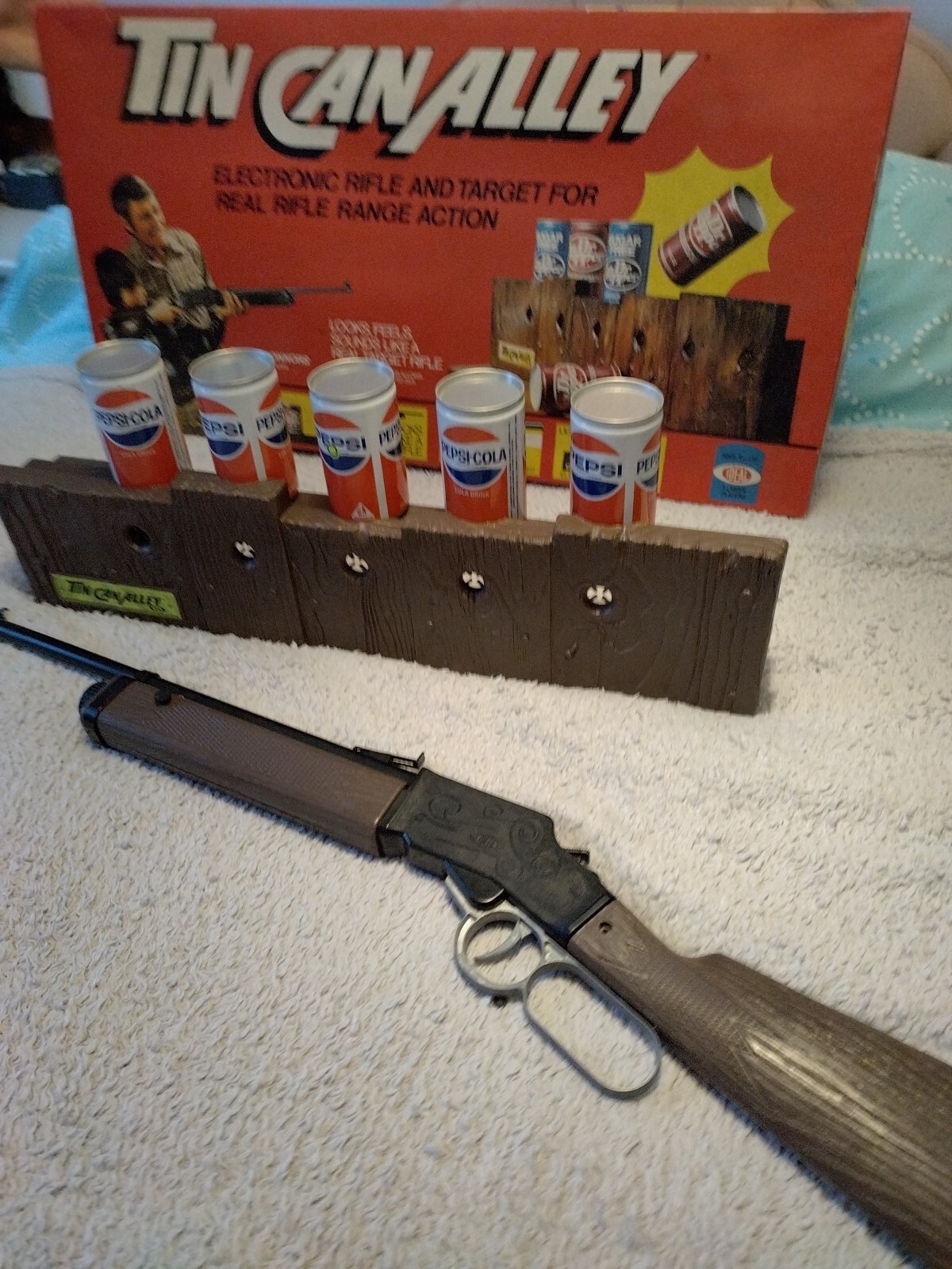 Vintage Tin Can Alley Electronic Game Boxed By Ideal Ages 9 & Up