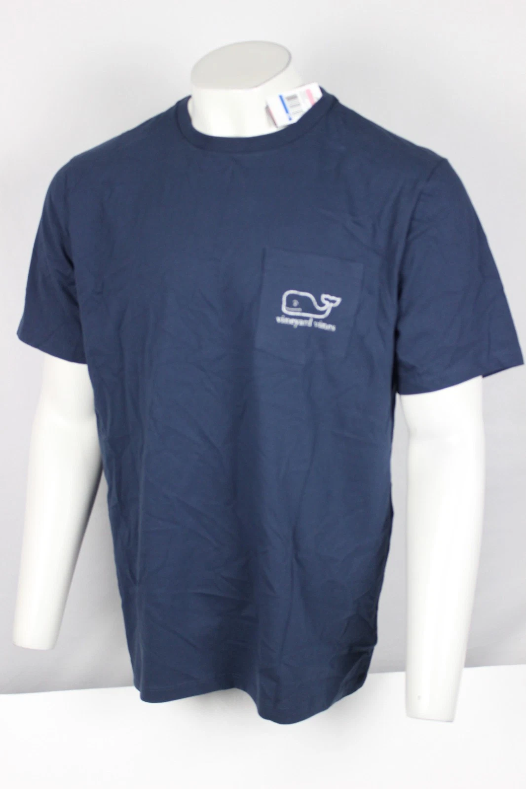 Vineyard Vines Men's Vintage Whale Pocket Tee Short Sleeve Blue Blazer IV0399