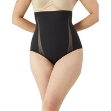 Maidenform Flexees Sculpt Ultra Firm High Waist Shaping Brief Small Black New