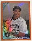 2010 Topps Chrome Mike (Giancarlo) Stanton Orange Refractor Rookie Card