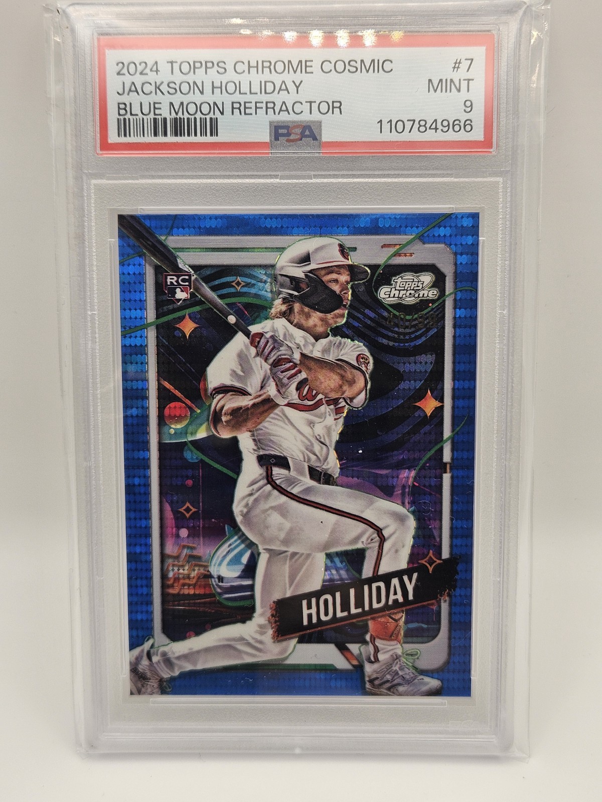 2024 Topps Cosmic Chrome - Jackson Holliday #7 Blue Moon Refractor /99 (RC)
