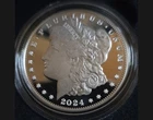 2024-S $1 Proof Morgan Silver Dollar Box, OGP & COA San Fransico Mint