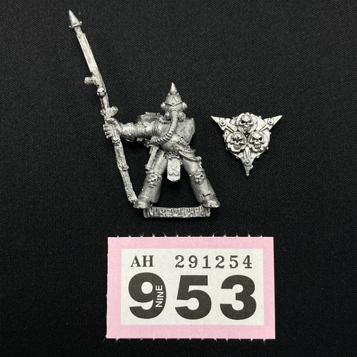 Figurine Warhammer 40K – Typhus Death Guard, Métal, OOP, Non Peinte, Games Workshop