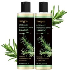2 Pack Organic Rosemary Hair Growth Shampoo for Women and Men-Natural Thickening