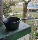 Vintage 2SP2 LODGE 2 QUART Cast Iron STEW SAUCE PAN 7" Diameter X 4" Deep