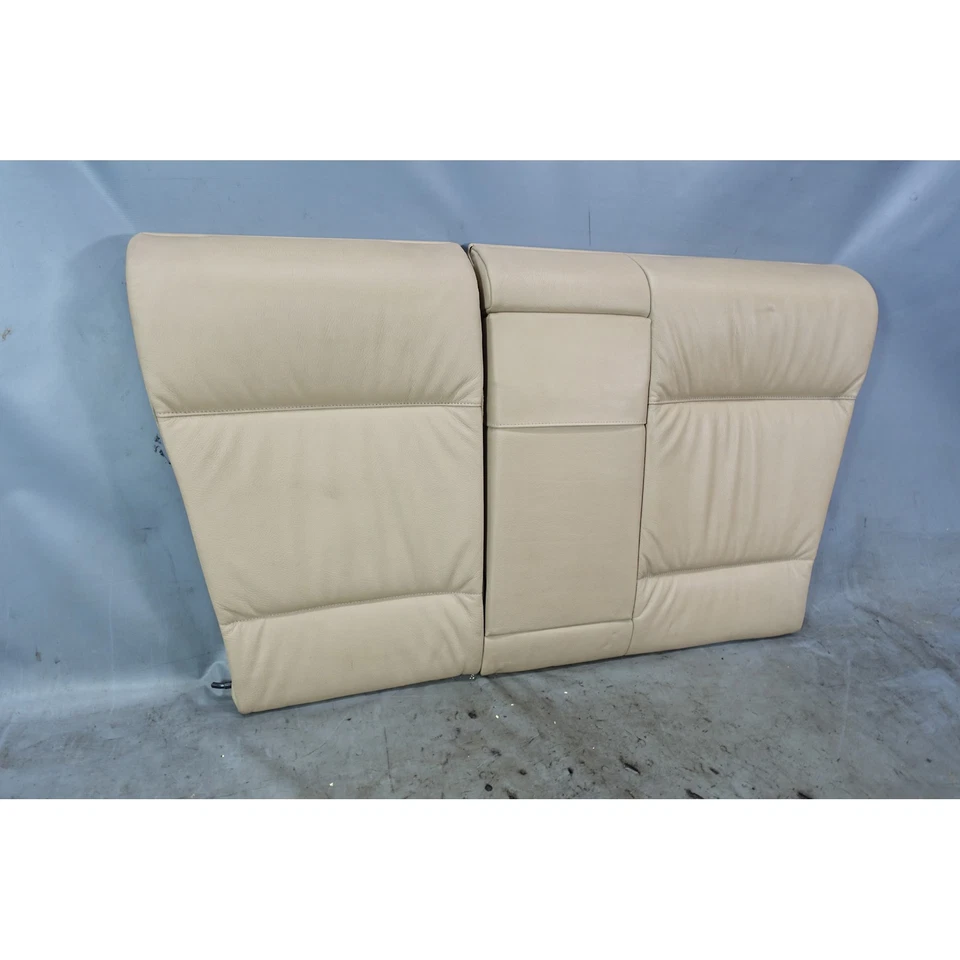 99-06 BMW E46 Serie 3 Cupé Sedán Asiento Trasero Plegable Respaldo Beige Cuero Fabricante de Equipo Original Foto 2 de 4