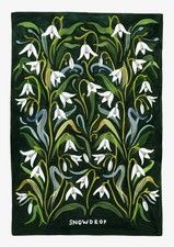 0_Snowdrop Art Print Flower Market Print Floral Gallery Wall Art Botanical Wall