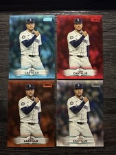 2025 Topps Stadium Club Luis Castillo Bronze, Red & Light Blue Foil & Base #147