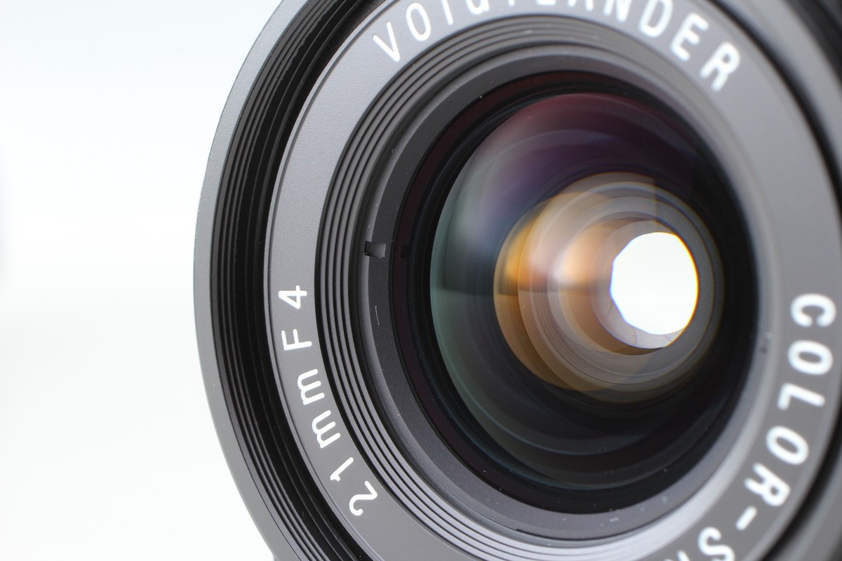 Unused w/Hood] Voigtlander COLOR-SKOPAR 21mm F4 P Black Leica M