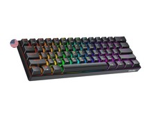Geeky GK61 SE 60  Mechanical Gaming Keyboard  61 Keys Multi Color RGB LED ...