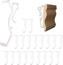 2.5 Inch Valance Clips for Blinds & Window, Clear (20 Pack)