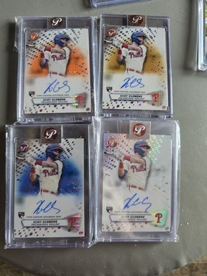 2023 Topps Pristine Kody Clemens Orange, Gold, Blue Rookie Auto Lot 25 /50 /75  