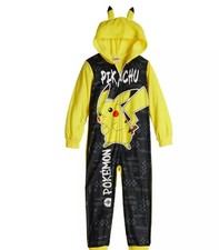 NEW KIDS Boys Pokemon Pikachu 1 ONE Piece Pajamas PJS SIZE 6