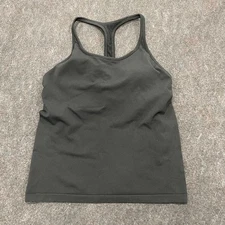 ATHLETA Renew Built-In Bra Tank A-C Top Women's Size XL Black
