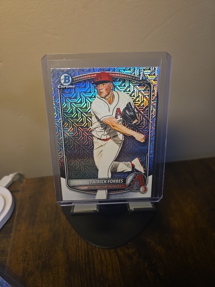 2025 Bowman Draft Chrome Mega Mojo Refractor #BDC-89 Patrick Forbes Diamondbacks