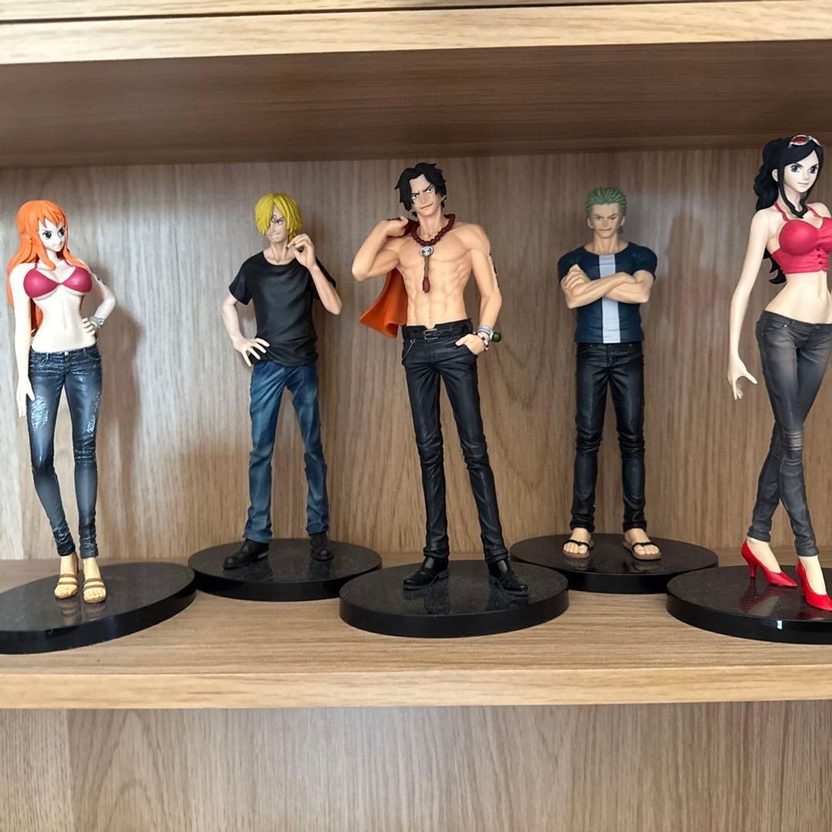 ワンピース JEANS FREAK ルフィ エース ロー ロビン ペローナ 他 One Piece JEANS FREAK Figures Set of 5 Nami Sanji Ace Zoro Robin