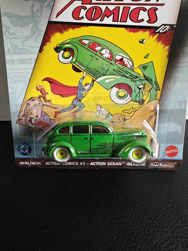 Экшн-комиксы Hot Wheels Premium Pop Culture 2025 Action Comics No1 седан Berline - Изображение 2 из 3