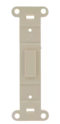 Leviton Almond Blank Plate Plastic Standard Blank Adapter Wall Plate (1-Pack)