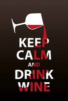 Holzschild 30X20 Cm Keep Calm And Drink Wine Deko Geschenk Holz Schild