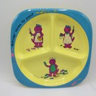 Vintage Barney Loves To Paint The Dinosaur 1992 Plate 8 3/4"